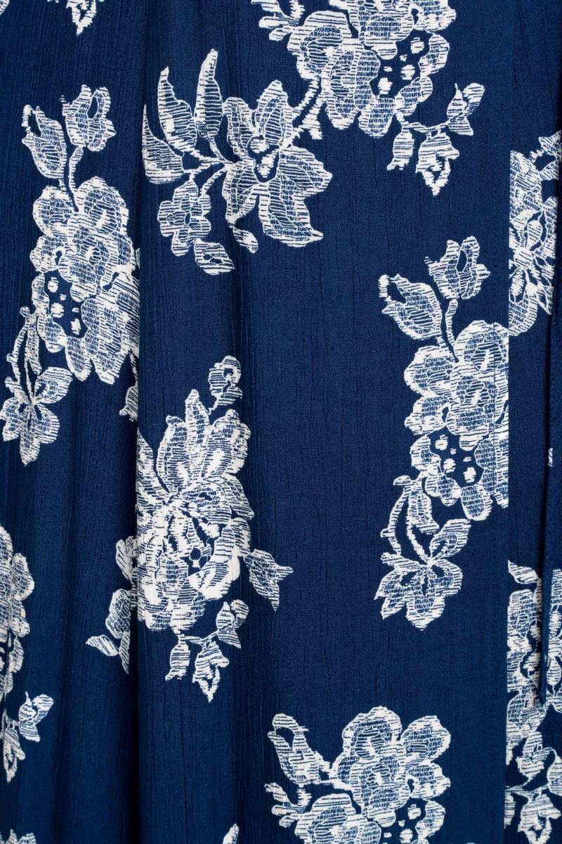 Patterned wrap dress - 图片 4