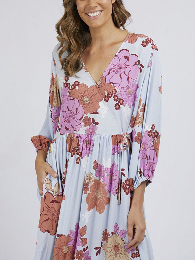 Satini Summer Bouquet Midi Dress - 图片 7