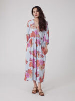 Satini Summer Bouquet Midi Dress