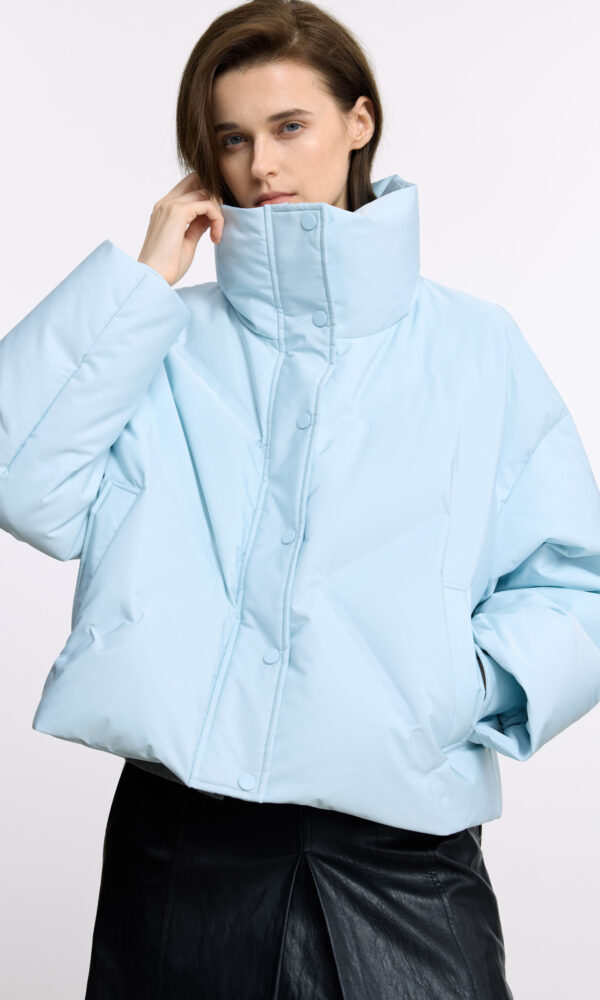 LILY Platinum White Lightweight Goose Down Jacket